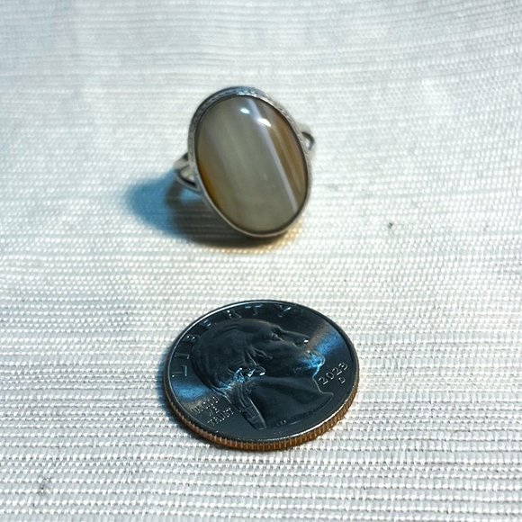 Tormaline and Silver Ring - Picture 5 of 6